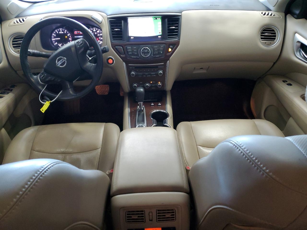 2019 Nissan Pathfinder VIN 5N1DR2MM7KC592932 Copart auction photo, burn damage thumbnail 8