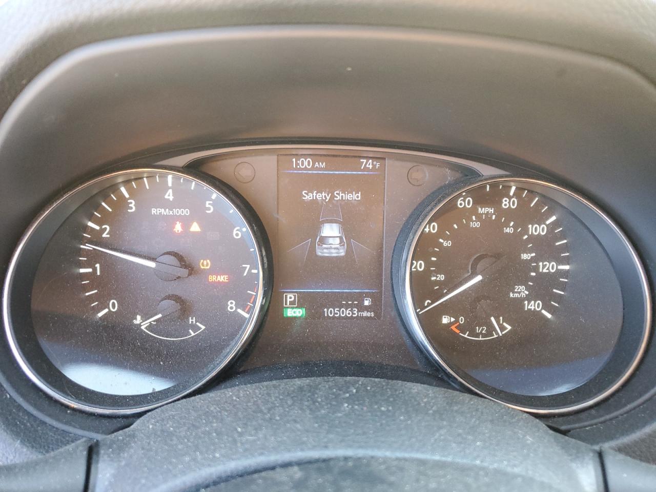 2018 Nissan Rogue VIN KNMAT2MT7JP556570 Copart auction photo, top/roof damage thumbnail 9