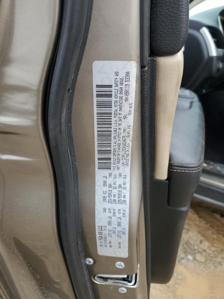 2017 Jeep Grand Cherokee VIN 1C4PJLDS3HW534675 Copart auction photo, side damage thumbnail 15