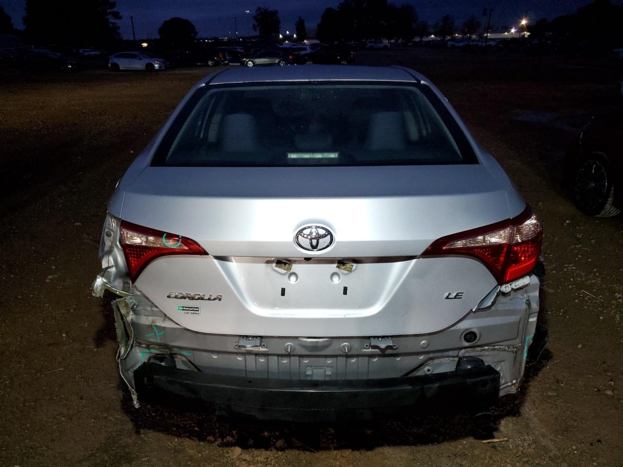 2017 Toyota Corolla VIN 5YFBURHE8HP570721 Copart auction photo, rear end / front end damage thumbnail 6