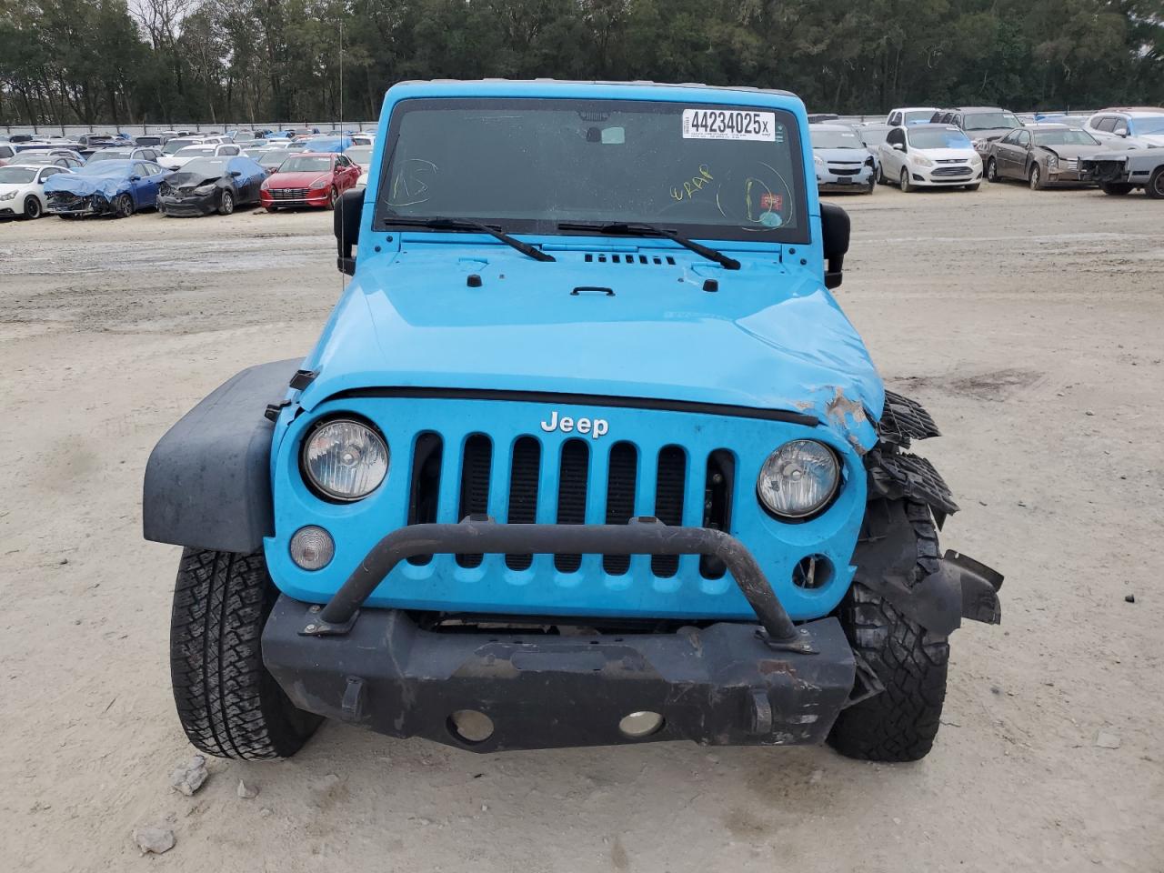2017 Jeep Wrangler VIN 1C4BJWDG1HL635786 Copart auction photo, front end damage thumbnail 5