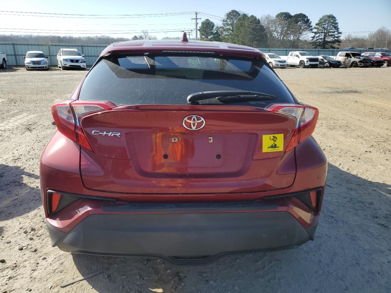 2019 Toyota C-HR VIN NMTKHMBX3KR078953 Copart auction photo, front end / side damage thumbnail 6