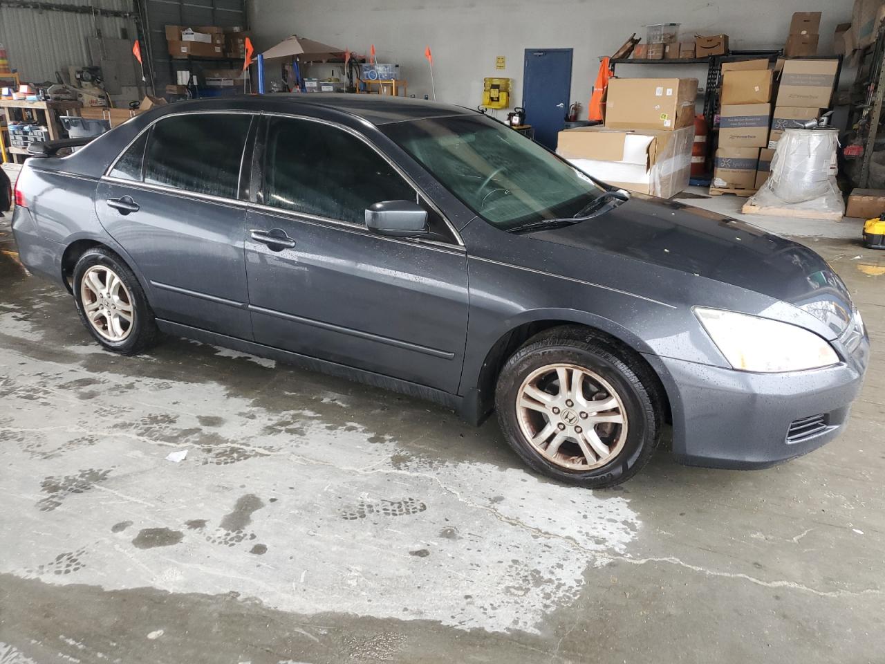 2007 Honda Accord VIN 1HGCM56337A132854 Copart auction photo, rear end / front end damage thumbnail 4