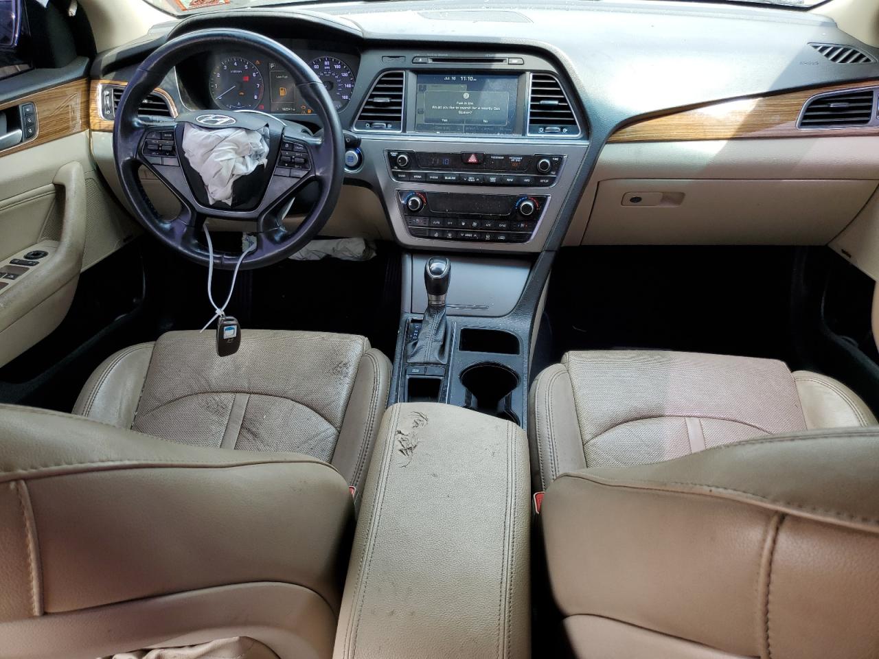2015 Hyundai Sonata VIN 5NPE34AF8FH095152 Copart auction photo, front end damage thumbnail 8