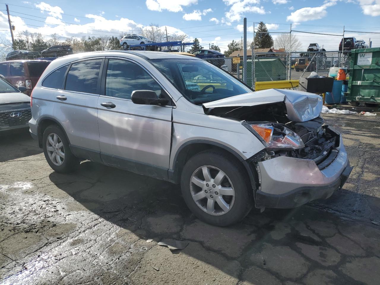 2009 Honda CR-V VIN 5J6RE48519L024779 Copart auction photo, front end damage thumbnail 4