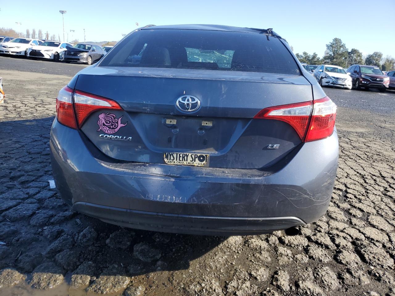 2015 Toyota Corolla VIN 5YFBURHE3FP242765 Copart auction photo, rollover / water/flood damage thumbnail 6