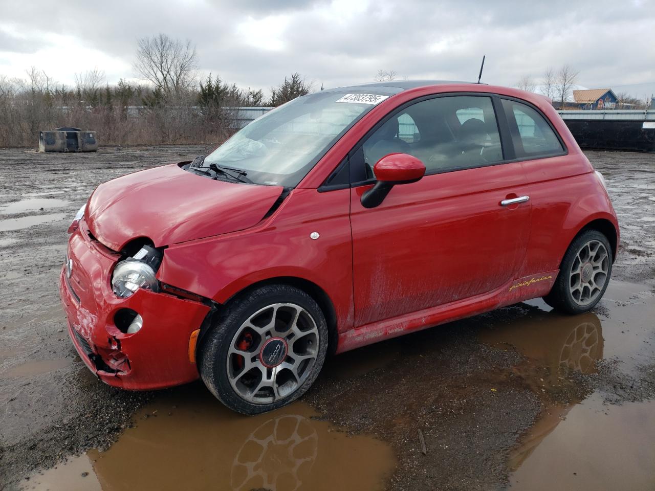 2012 Fiat 500 VIN 3C3CFFBR7CT200556