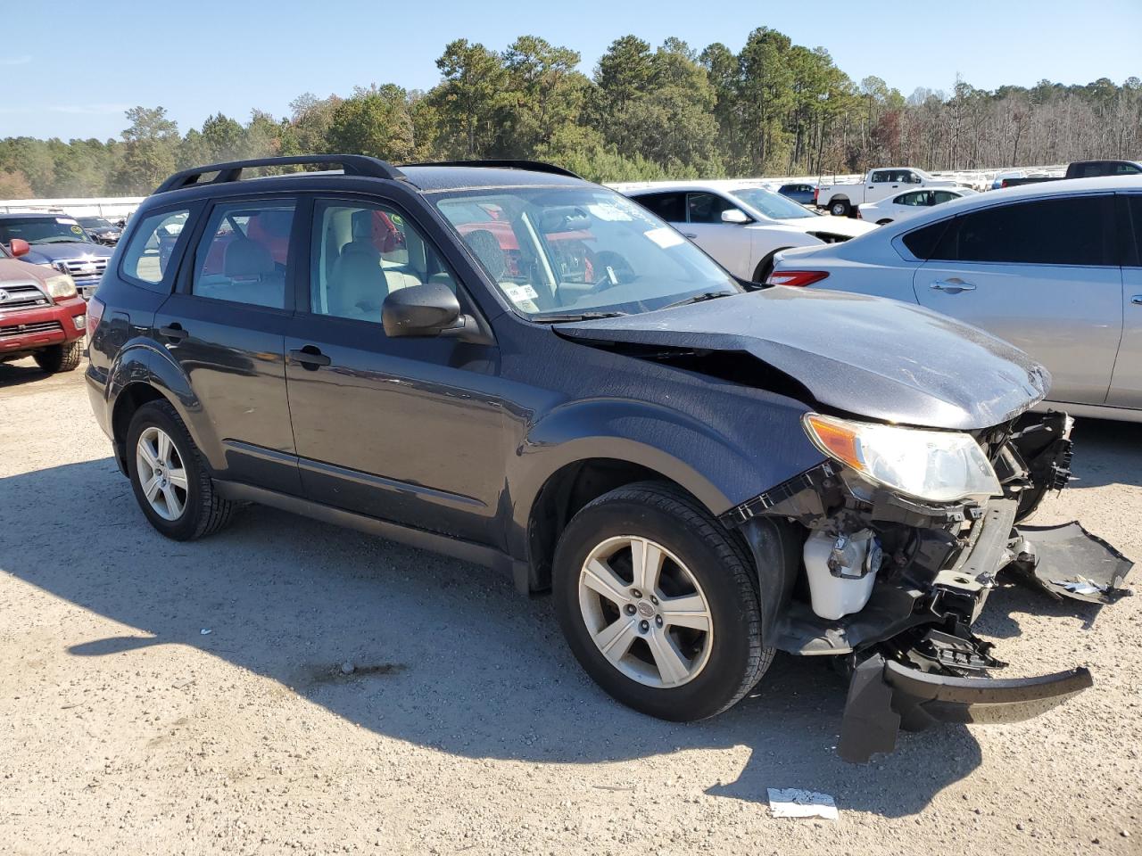 2010 Subaru Forester VIN JF2SH6BC8AH775226 Copart auction photo, front end damage thumbnail 4