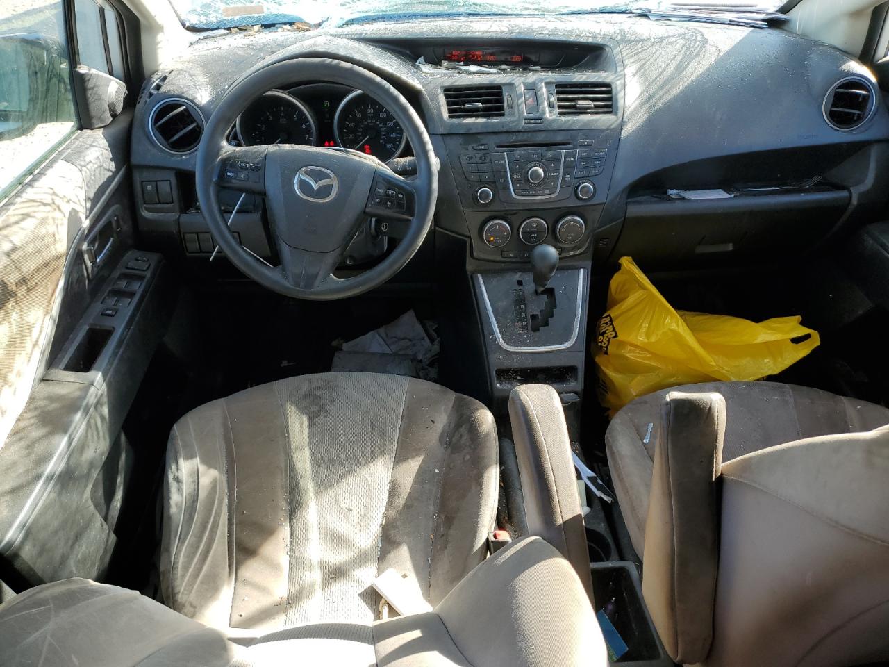 2013 Mazda 5 VIN JM1CW2BL0D0156737 Copart auction photo, front end / top/roof damage thumbnail 8