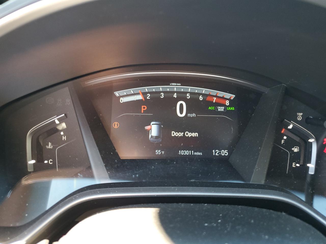 2018 Honda CR-V VIN 2HKRW2H54JH648656 Copart auction photo, side / undercarriage damage thumbnail 9