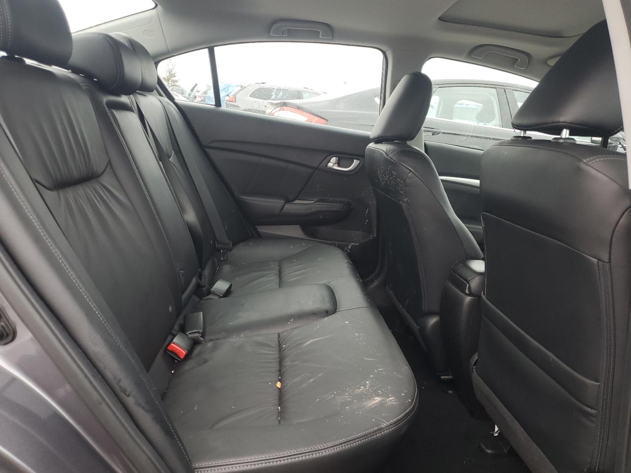 2015 Honda Civic VIN 2HGFB2F97FH532681 Copart auction photo, side / front end damage thumbnail 10