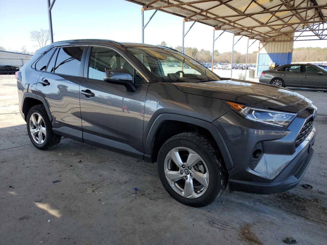 2021 Toyota RAV 4 VIN 4T3B6RFV1MU023612 Copart auction photo, water/flood damage thumbnail 4