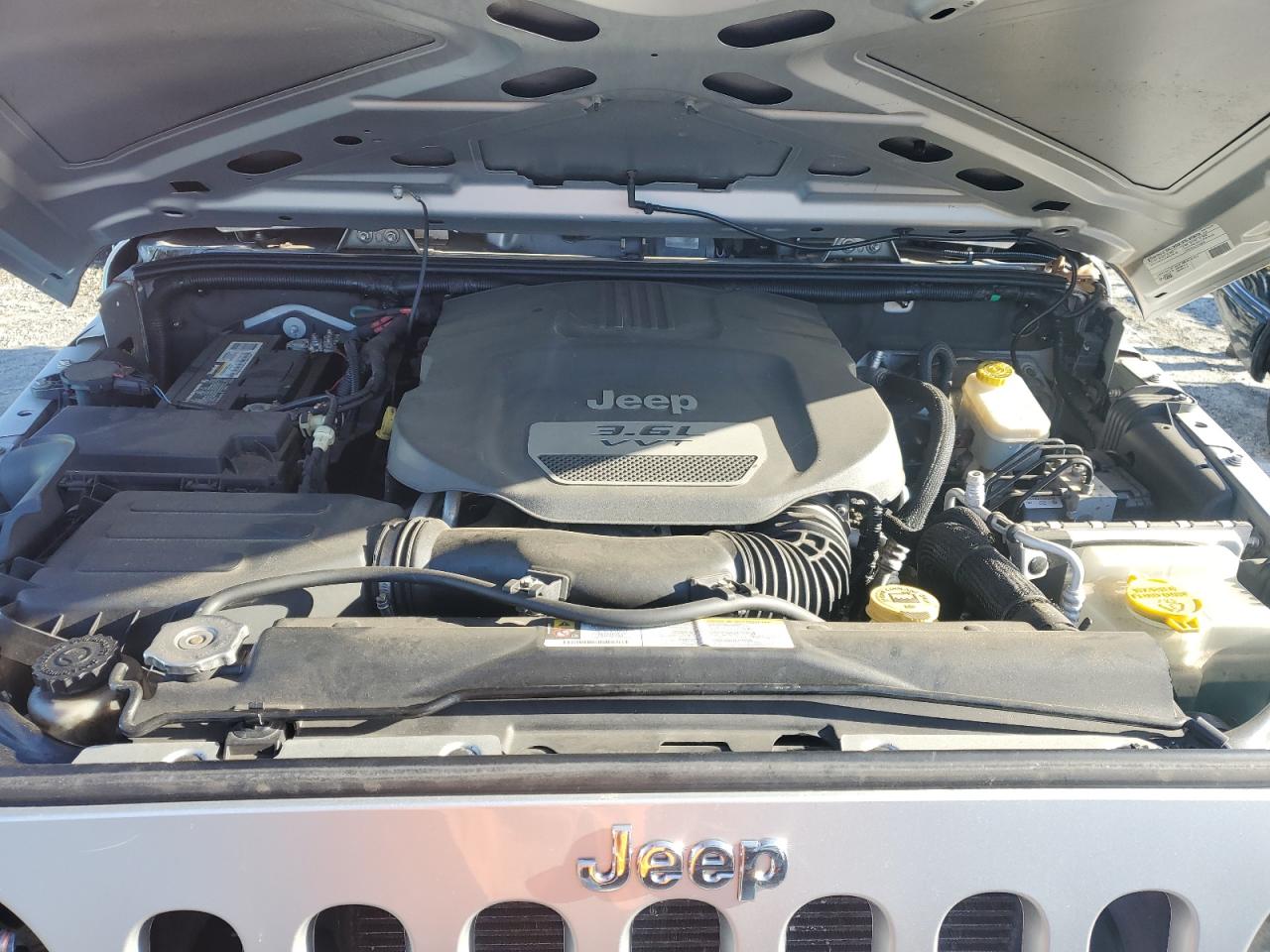 2012 Jeep Wrangler VIN 1C4HJWDG1CL114327 Copart auction photo, rear end damage thumbnail 11
