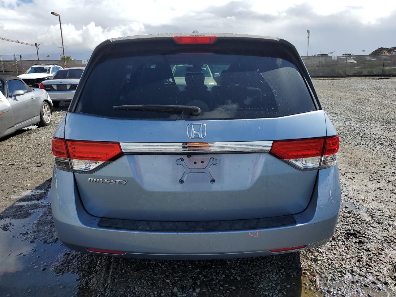 2014 Honda Odyssey VIN 5FNRL5H66EB065285 Copart auction photo, minor dent/scratches damage thumbnail 6