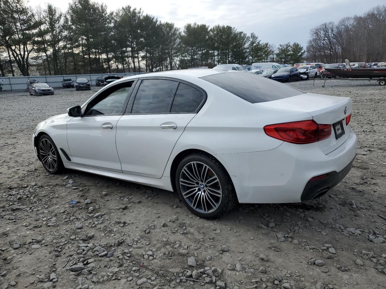 2017 BMW 5er VIN WBAJA7C30HG903619 Copart auction photo, water/flood damage thumbnail 2
