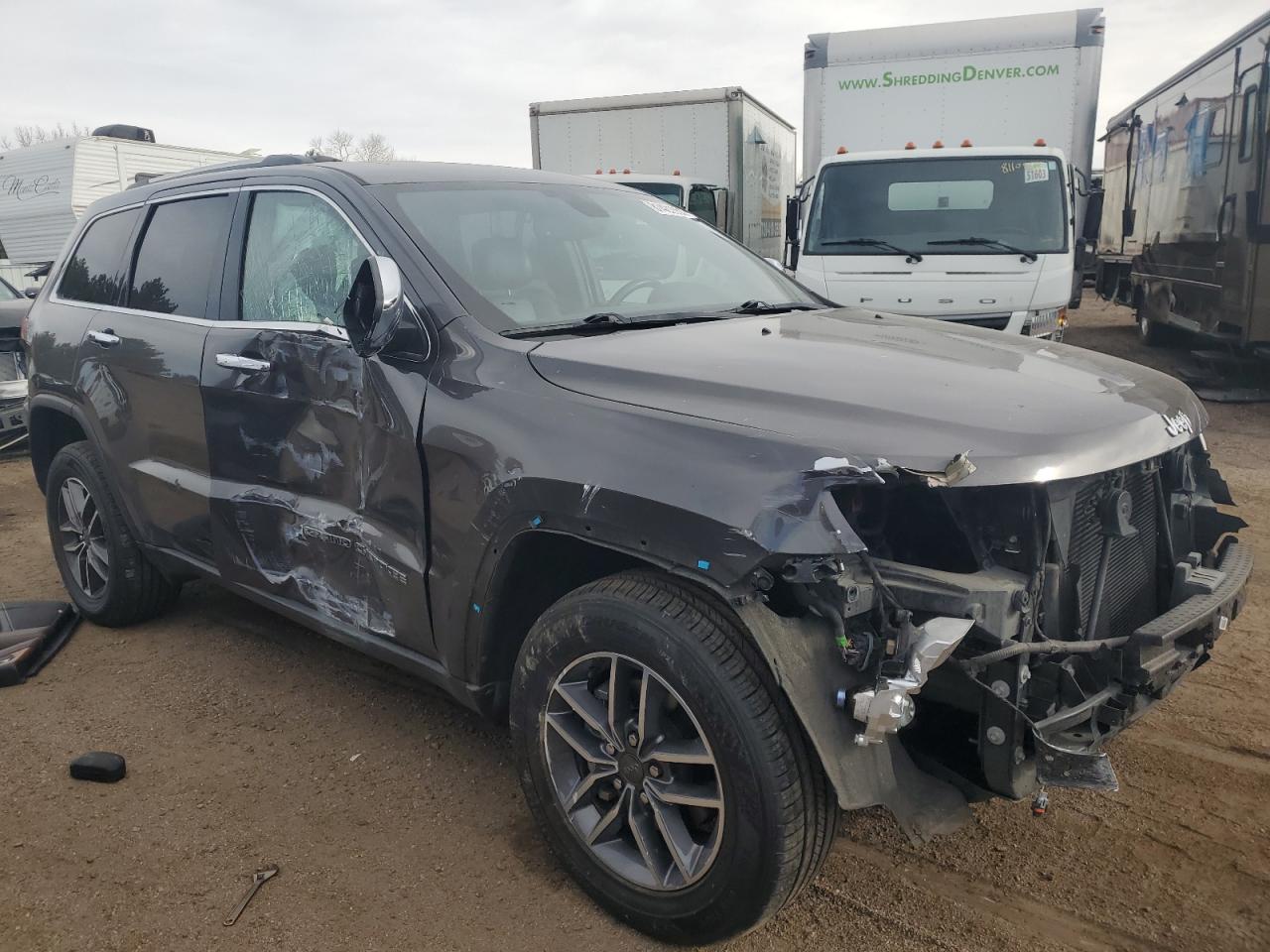 2019 Jeep Grand Cherokee VIN 1C4RJFBG9KC628660 Copart auction photo, front end / rear end damage thumbnail 4