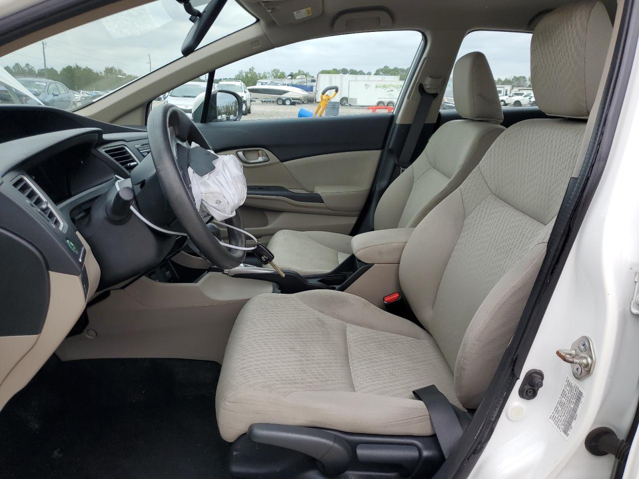2015 Honda Civic VIN 19XFB2F57FE004534 Copart auction photo, front end damage thumbnail 7