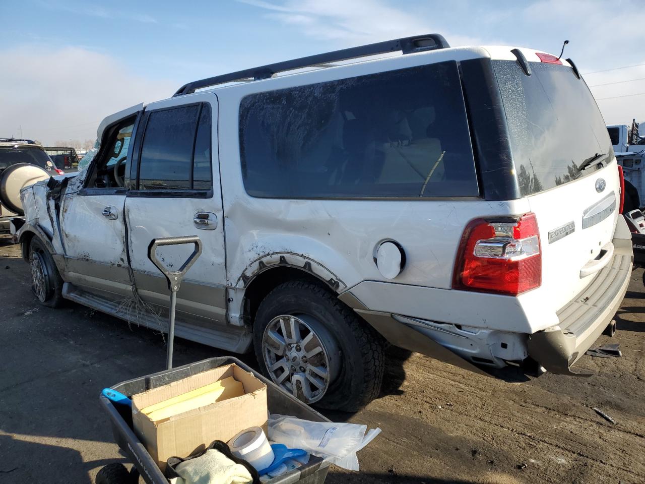 2010 Ford Expedition VIN 1FMJK1J52AEB19313 Copart auction photo, all over damage thumbnail 2