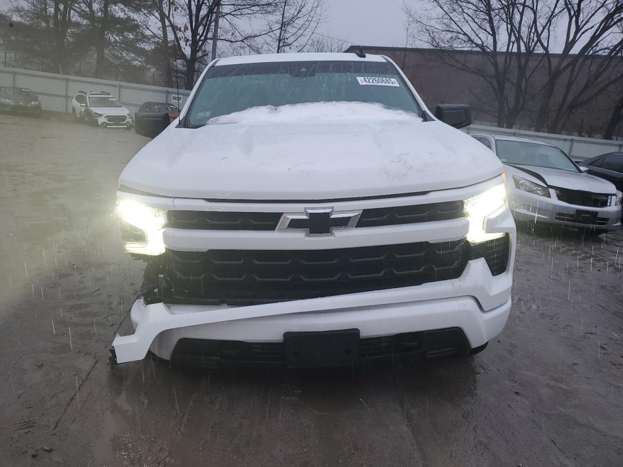 2023 Chevrolet Silverado VIN 2GCUDEED5P1107218 Copart auction photo, front end damage thumbnail 5