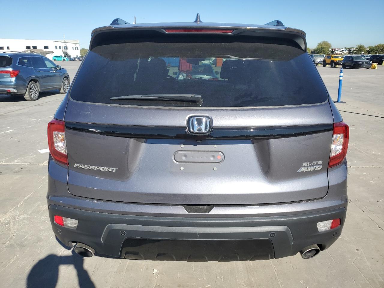 2021 Honda Passport VIN 5FNYF8H04MB034700 Copart auction photo, side damage thumbnail 6