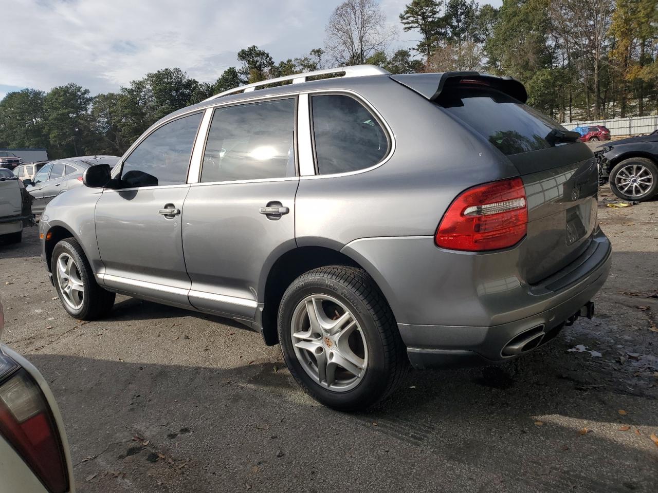 2008 Porsche Cayenne VIN WP1AA29PX8LA02053 Copart auction photo, burn - engine damage thumbnail 2