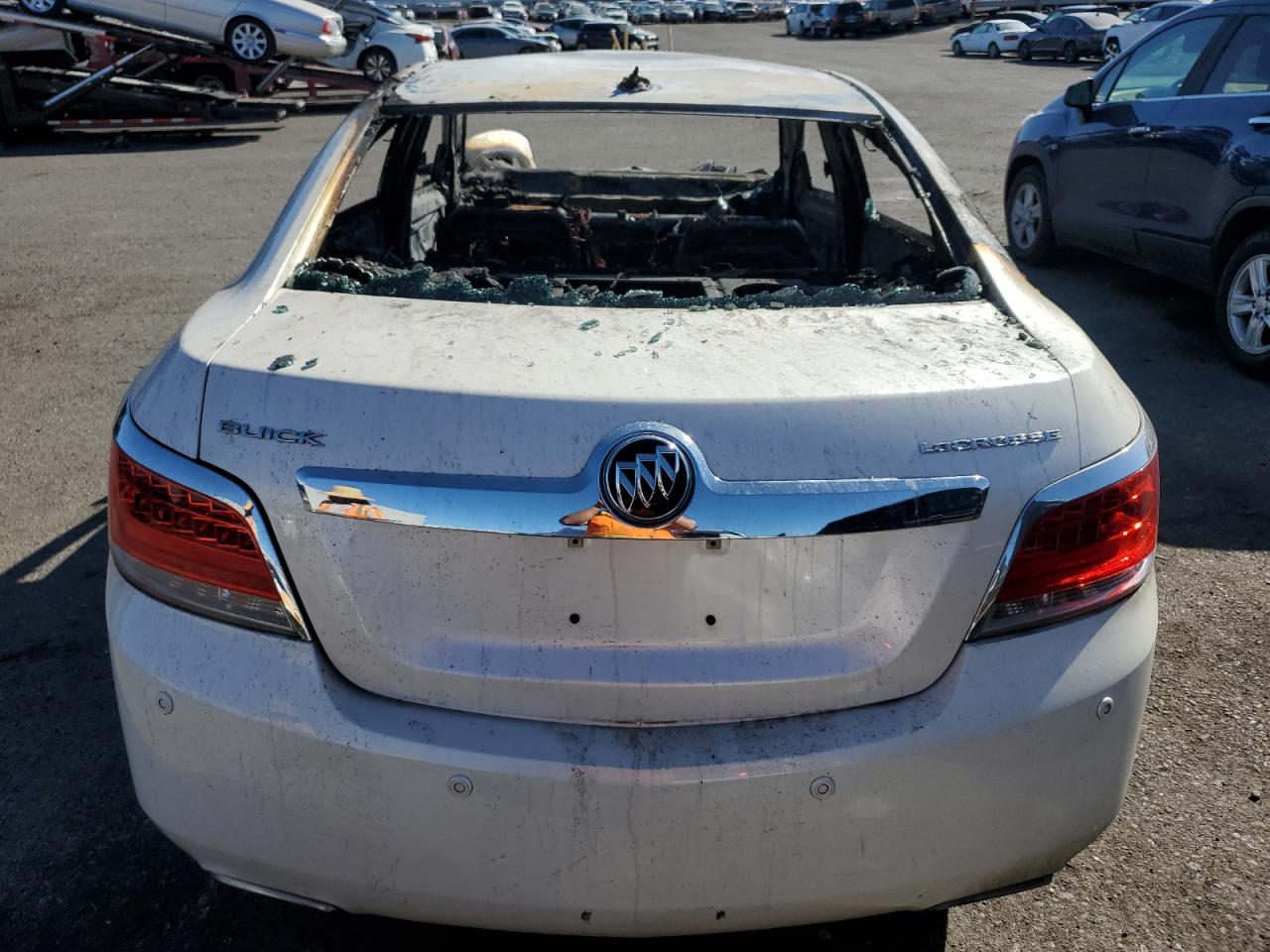 2012 Buick LaCrosse VIN 1G4GC5E34CF378096 Copart auction photo, burn damage thumbnail 6