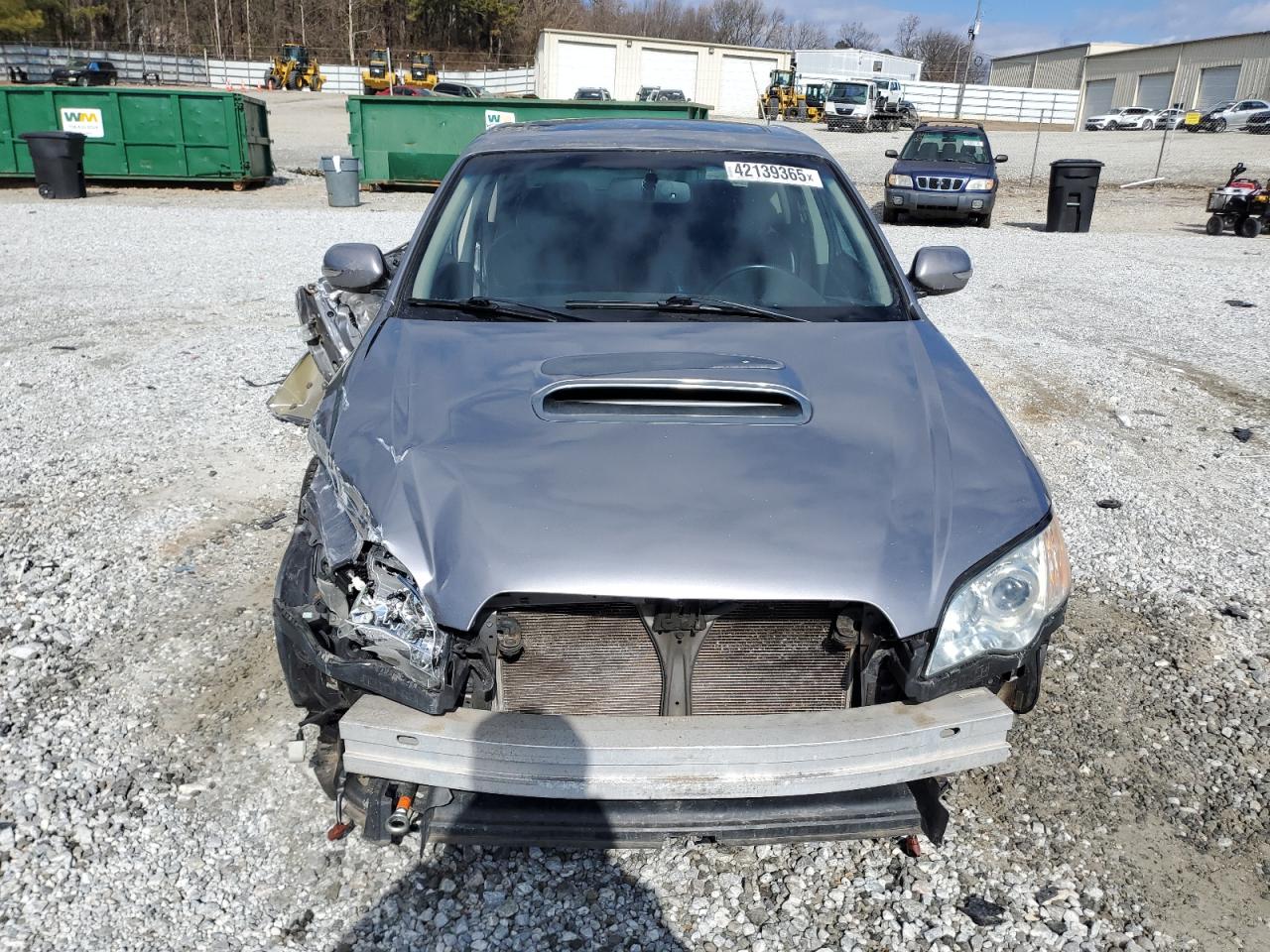 2008 Subaru Legacy VIN 4S3BL676384202610 Copart auction photo, front end / side damage thumbnail 5