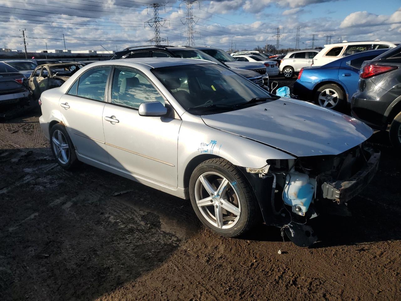 2008 Mazda 6 VIN 1YVHP80C385M35899 Copart auction photo, front end / minor dent/scratches damage thumbnail 4