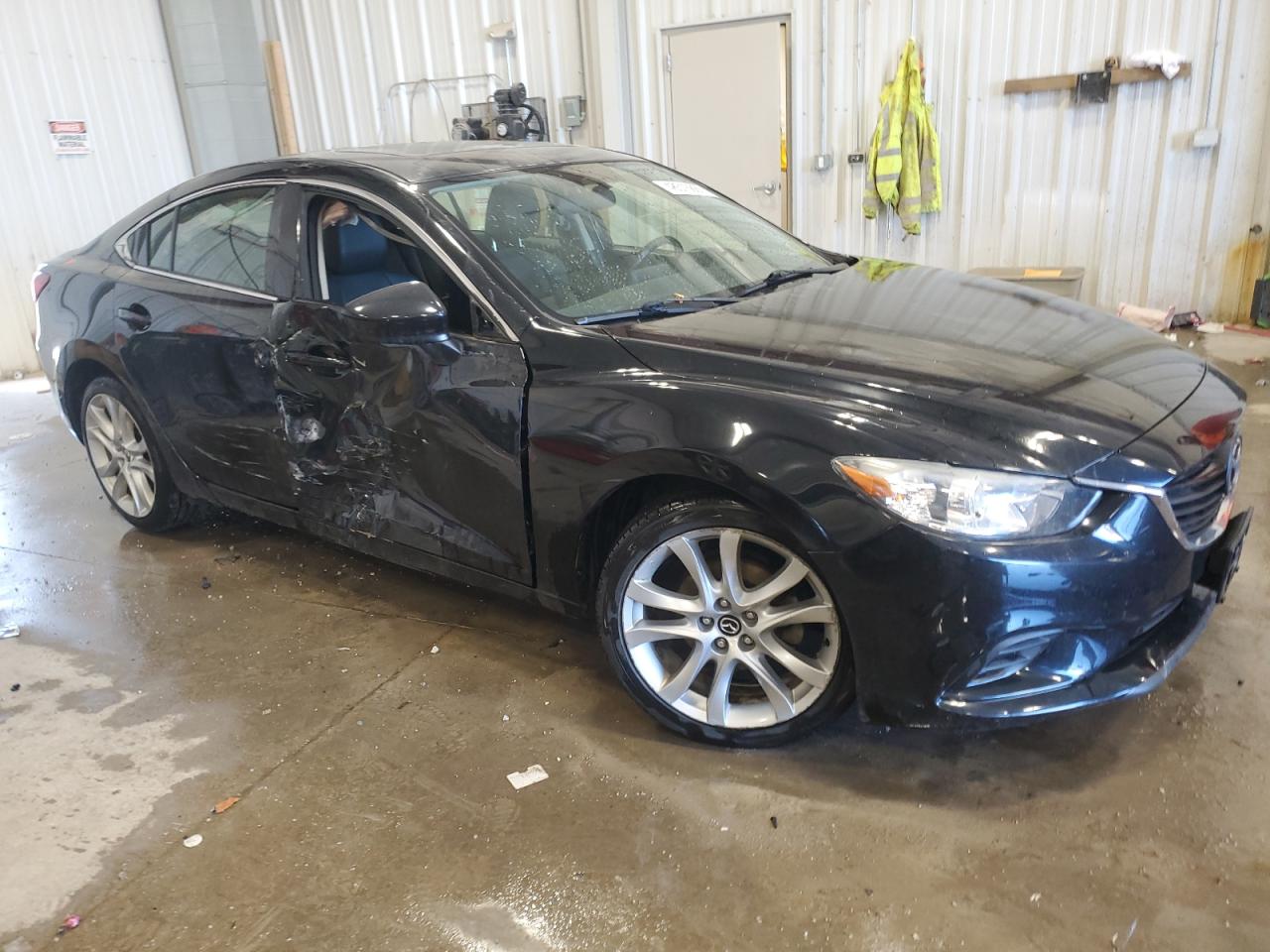2016 Mazda 6 VIN JM1GJ1V57G1440596 Copart auction photo, side damage thumbnail 4