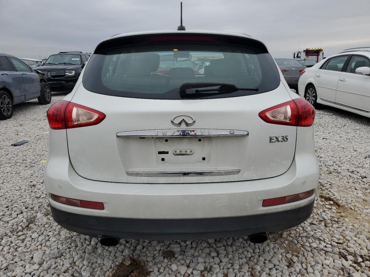 2010 Infiniti EX VIN JN1AJ0HP8AM701028 Copart auction photo, front end damage thumbnail 6