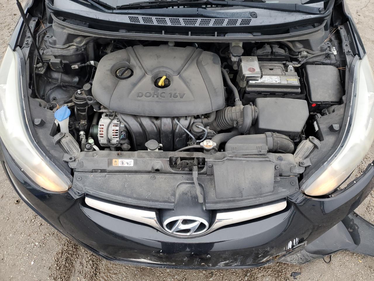 2014 Hyundai Elantra VIN 5NPDH4AE2EH482069 Copart auction photo, front end damage thumbnail 13