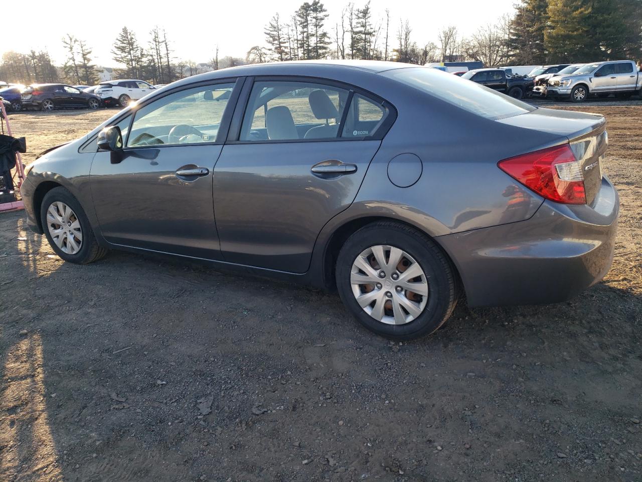 2012 Honda Civic VIN 19XFB2F58CE354539 Copart auction photo, front end / minor dent/scratches damage thumbnail 2