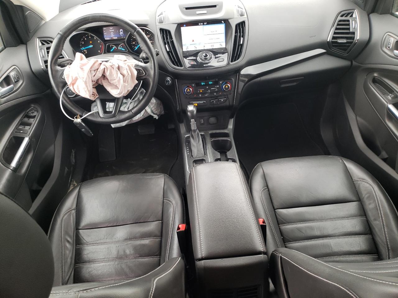 2017 Ford Escape VIN 1FMCU0J98HUB74123 Copart auction photo, front end damage thumbnail 8