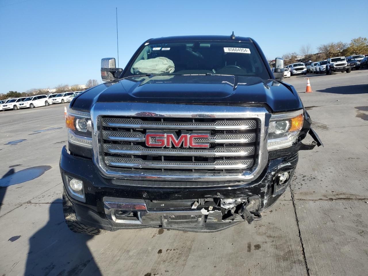 2016 GMC Sierra VIN 1GT12TEG0GF292441 Copart auction photo, front end / undercarriage damage thumbnail 5