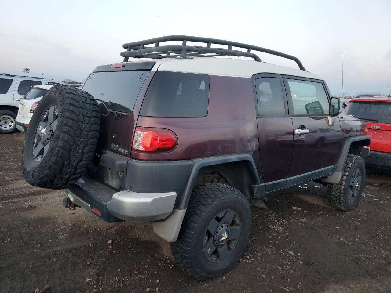 2007 Toyota FJ Cruiser VIN JTEBU11F470014155 Copart auction photo, undercarriage / minor dent/scratches damage thumbnail 3