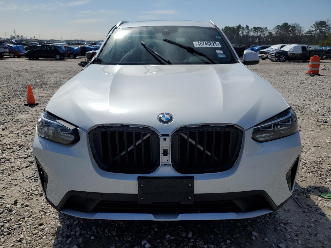 2022 BMW X3 VIN 5UX43DP0XN9J95595 Copart auction photo, front end / side damage thumbnail 5