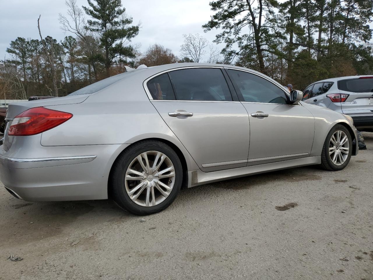 2012 Hyundai Genesis VIN KMHGC4DDXCU158753 Copart auction photo, front end damage thumbnail 3