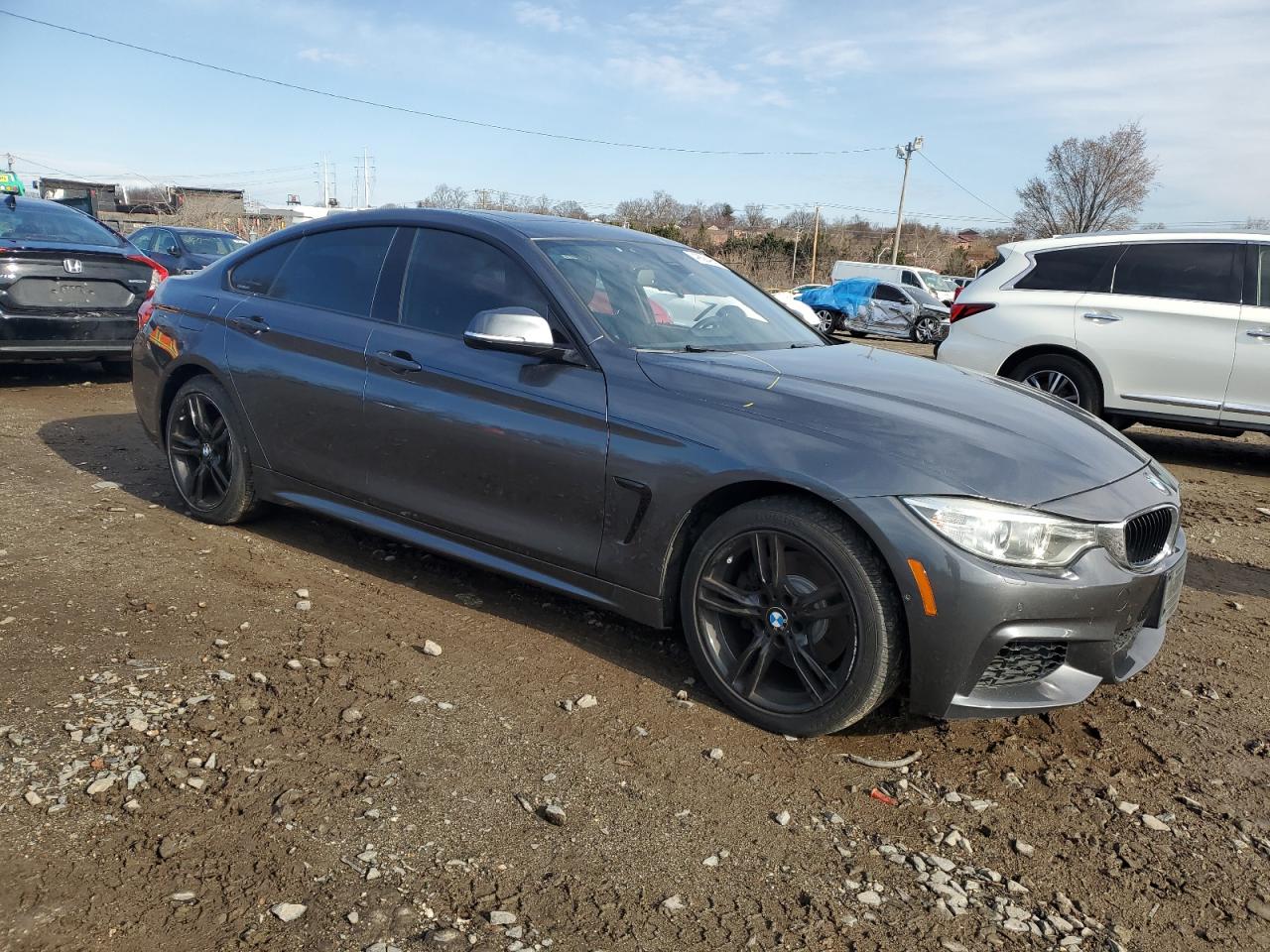 2015 BMW 4er VIN WBA4A7C59FD414133 Copart auction photo, minor dent/scratches damage thumbnail 4