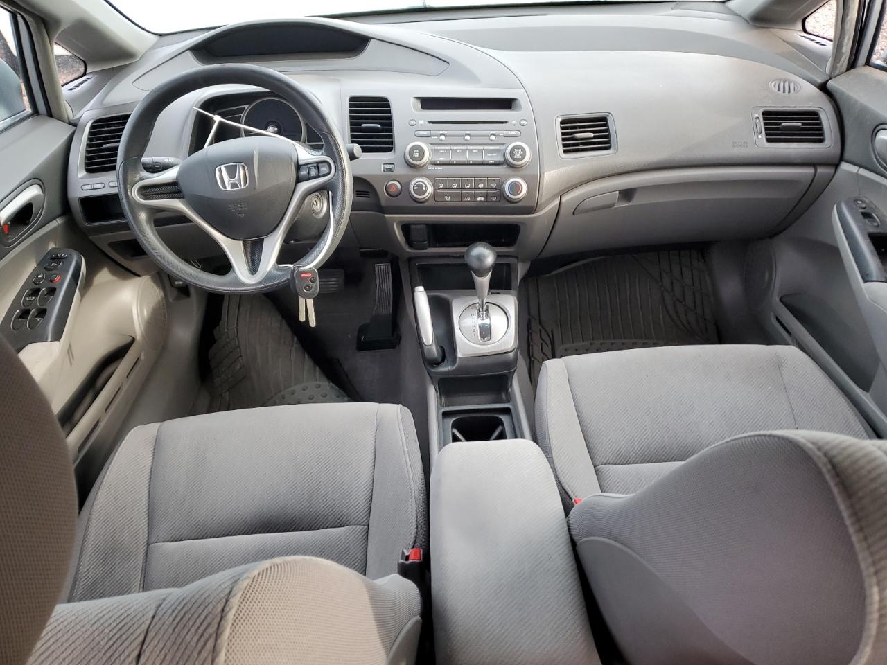 2010 Honda Civic VIN 2HGFA1F54AH588449 Copart auction photo, side / front end damage thumbnail 8