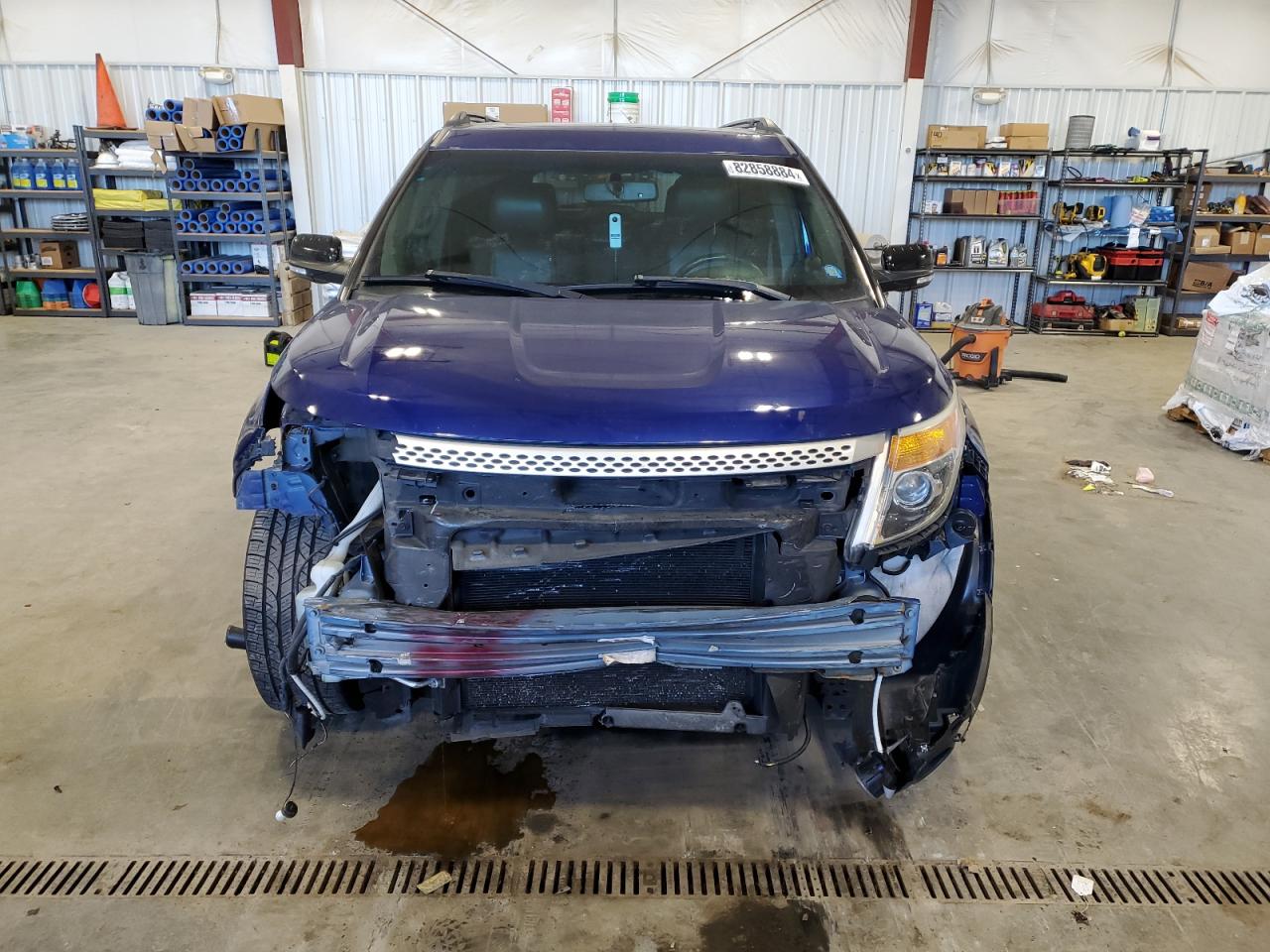 2014 Ford Explorer VIN 1FM5K8D86EGA98654 Copart auction photo, front end damage thumbnail 5