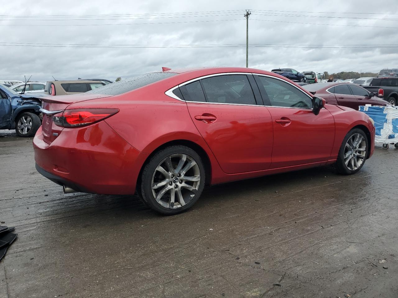 2015 Mazda 6 VIN JM1GJ1W55F1191499 Copart auction photo, front end damage thumbnail 3