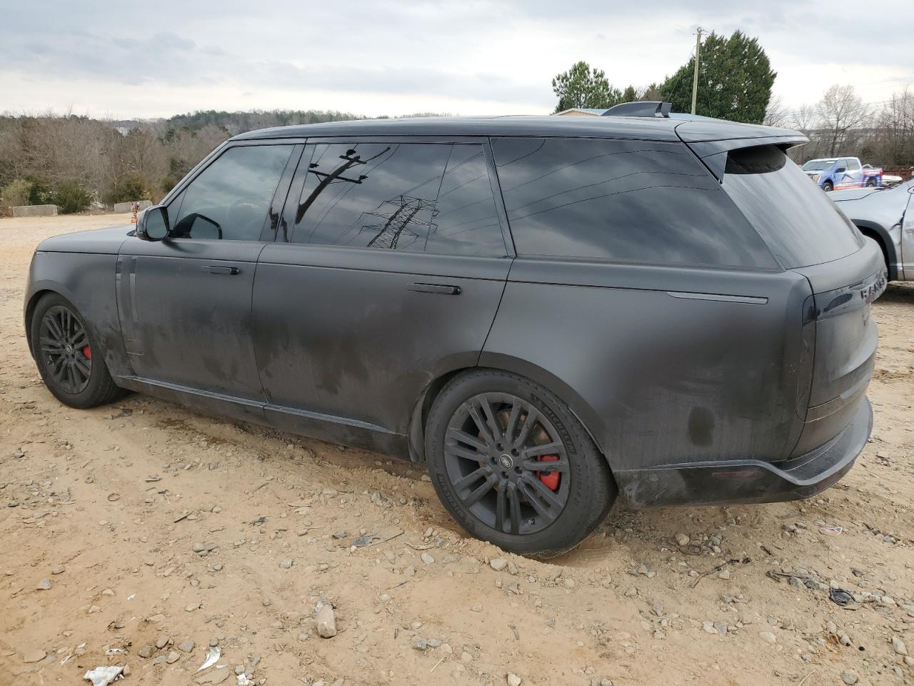 2024 Land Rover Range Rover VIN SALKPBE94RA222080 Copart auction photo, vandalism damage thumbnail 2