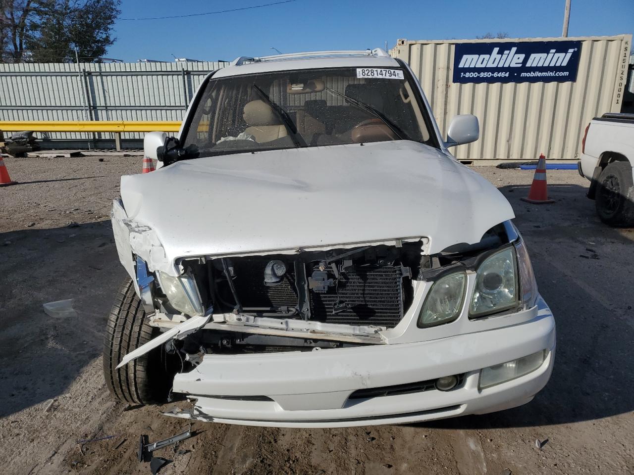 2003 Lexus LX VIN JTJHT00W533525098 Copart auction photo, front end damage thumbnail 5