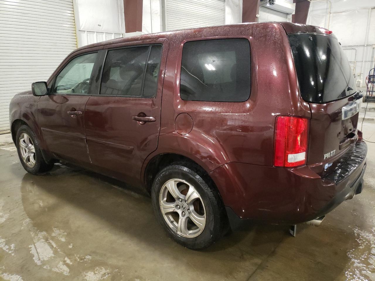 2012 Honda Pilot VIN 5FNYF4H55CB080555 Copart auction photo, side / front end damage thumbnail 2