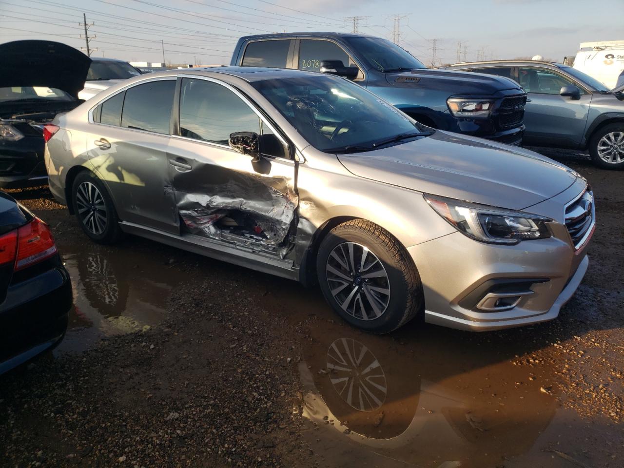 2018 Subaru Legacy VIN 4S3BNAH68J3032414 Copart auction photo, side damage thumbnail 4