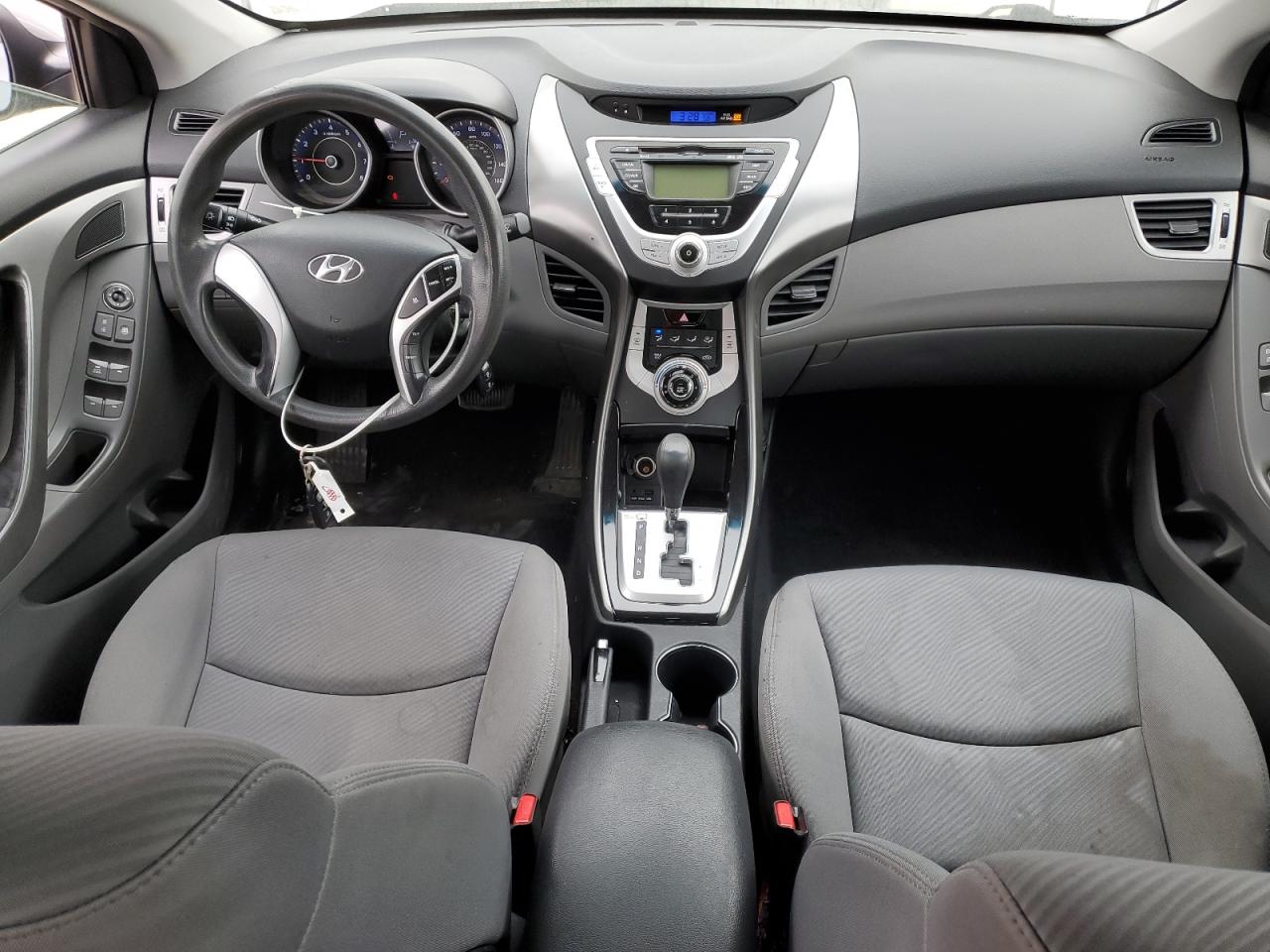 2012 Hyundai Elantra VIN KMHDH4AE9CU448855 Copart auction photo, undercarriage / minor dent/scratches damage thumbnail 9