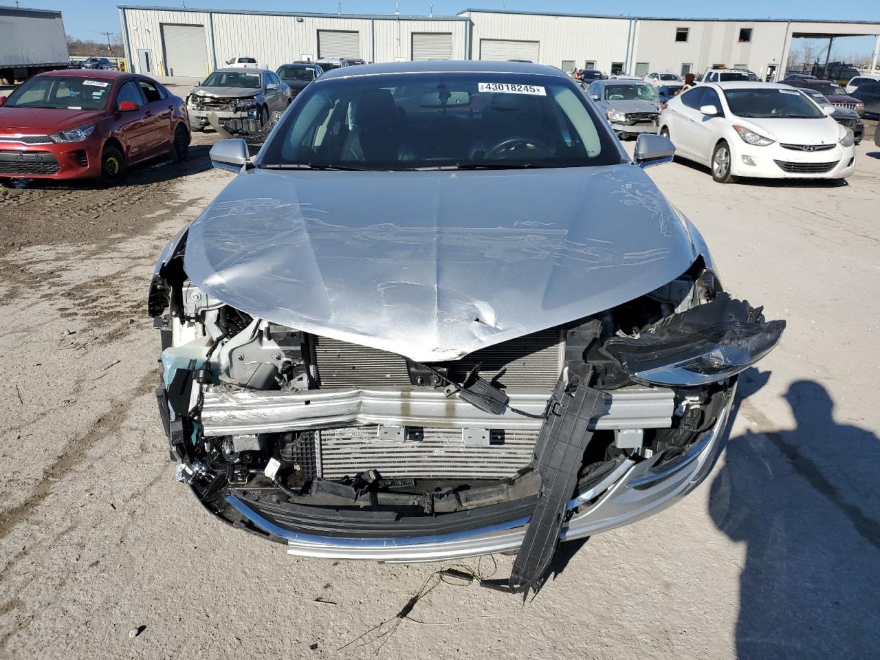 2015 Lincoln MKZ VIN 3LN6L2G9XFR603320 Copart auction photo, front end / undercarriage damage thumbnail 5