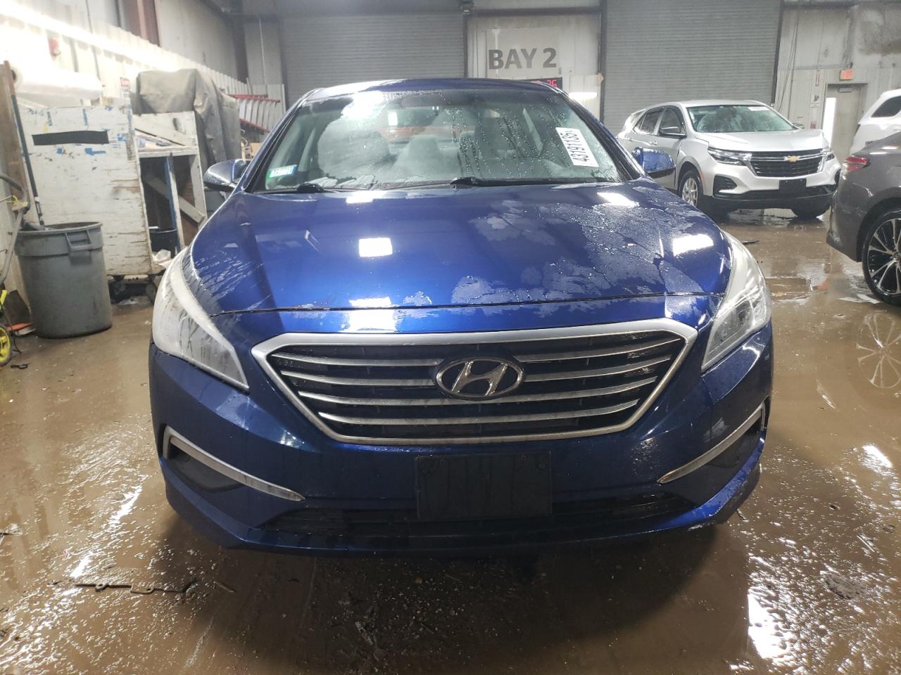 2015 Hyundai Sonata VIN 5NPE24AF1FH218700 Copart auction photo, side / vandalism damage thumbnail 5
