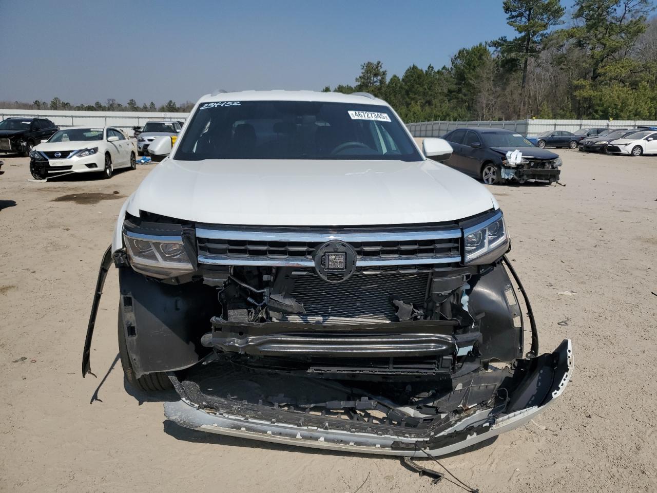 2021 Volkswagen Atlas VIN 1V2GC2CA6MC234152 Copart auction photo, front end damage thumbnail 5