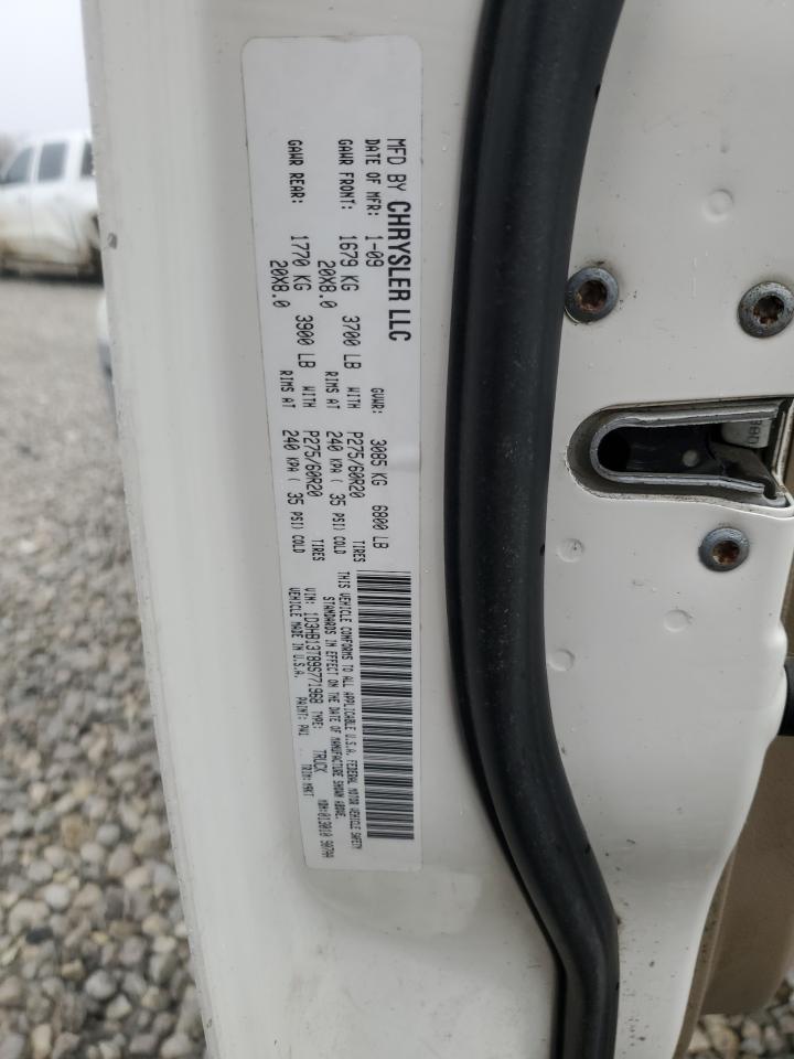 2009 Dodge RAM VIN 1D3HB13T89S771968 Copart auction photo, all over / minor dent/scratches damage thumbnail 12